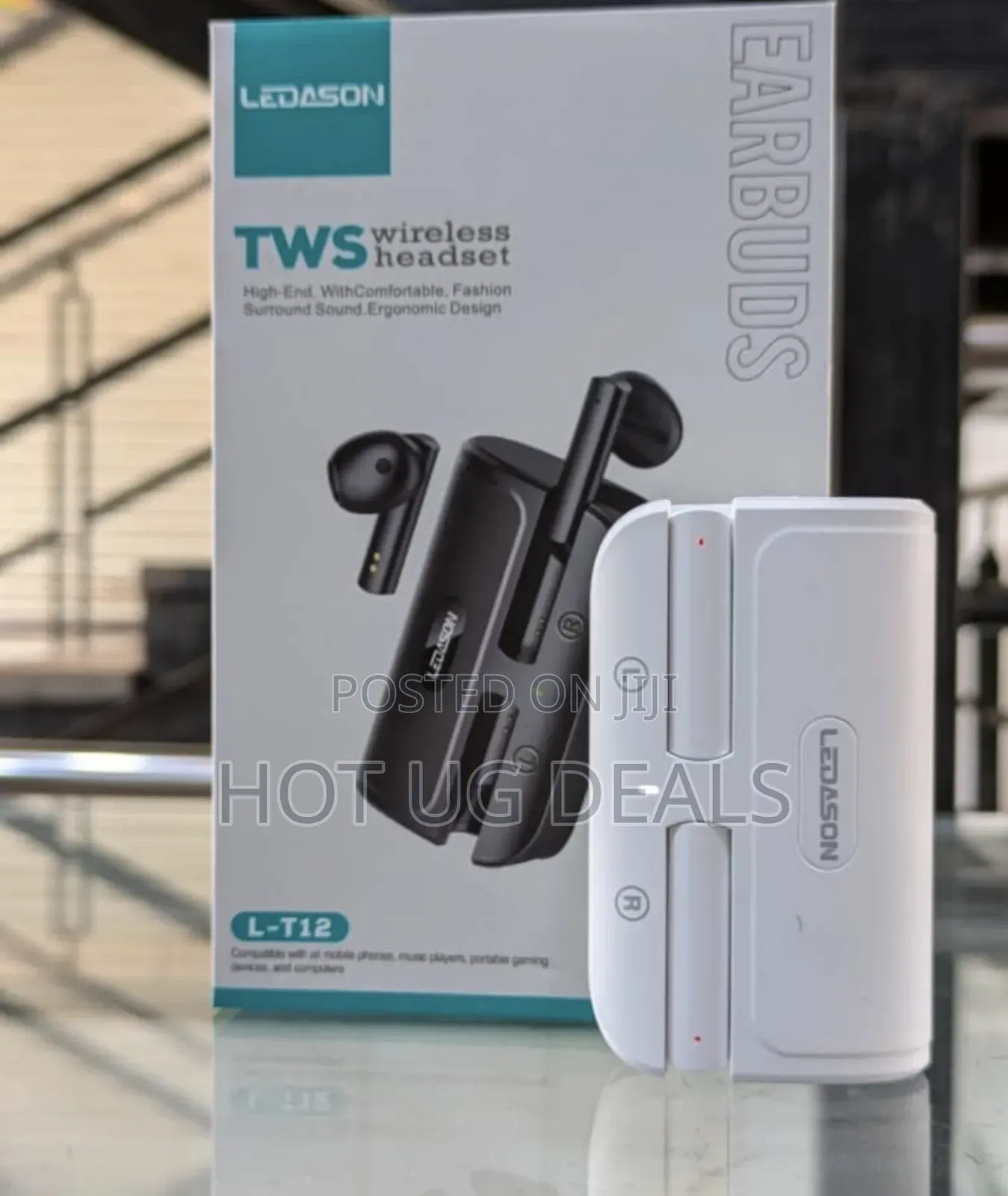 LEDSON TWS Wireless Bluetooth Earbuds - Black
