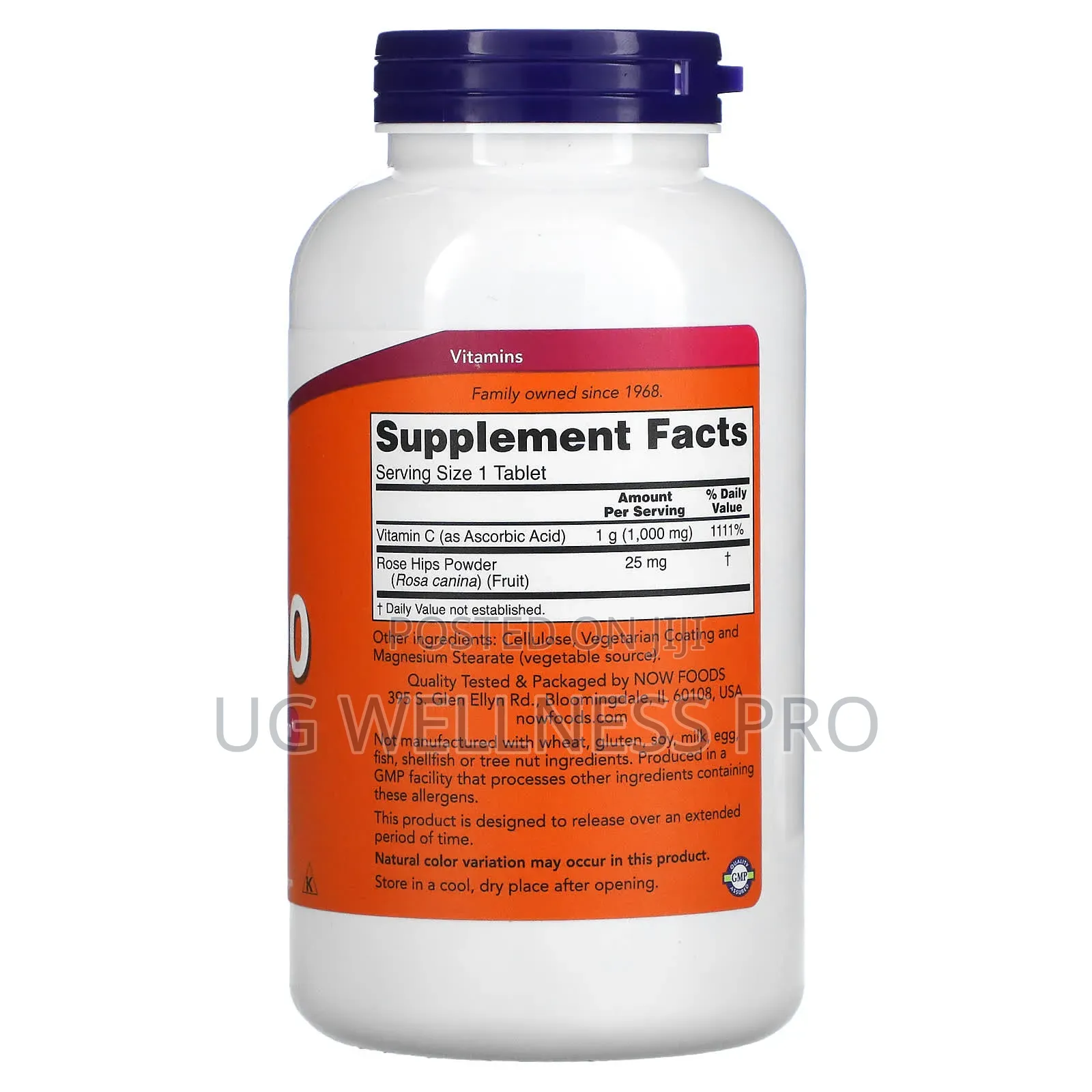 NOW Foods, Vitamin C C-1000, 250 Tablets