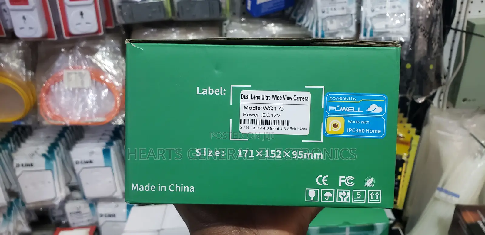 Dual Lens Wifi Camera 6MP (Ultra Wide Angle)