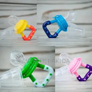 4in1 Baby Nibbler Pacifier Silicone Fruits Feeding Nipple