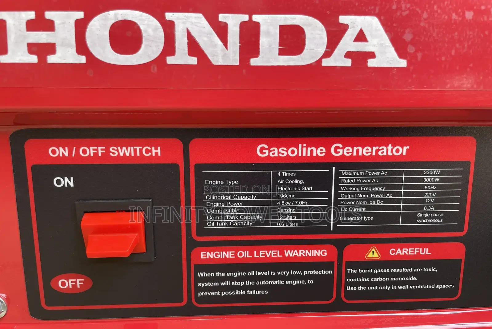 3kva Generator(Button Start) Honda