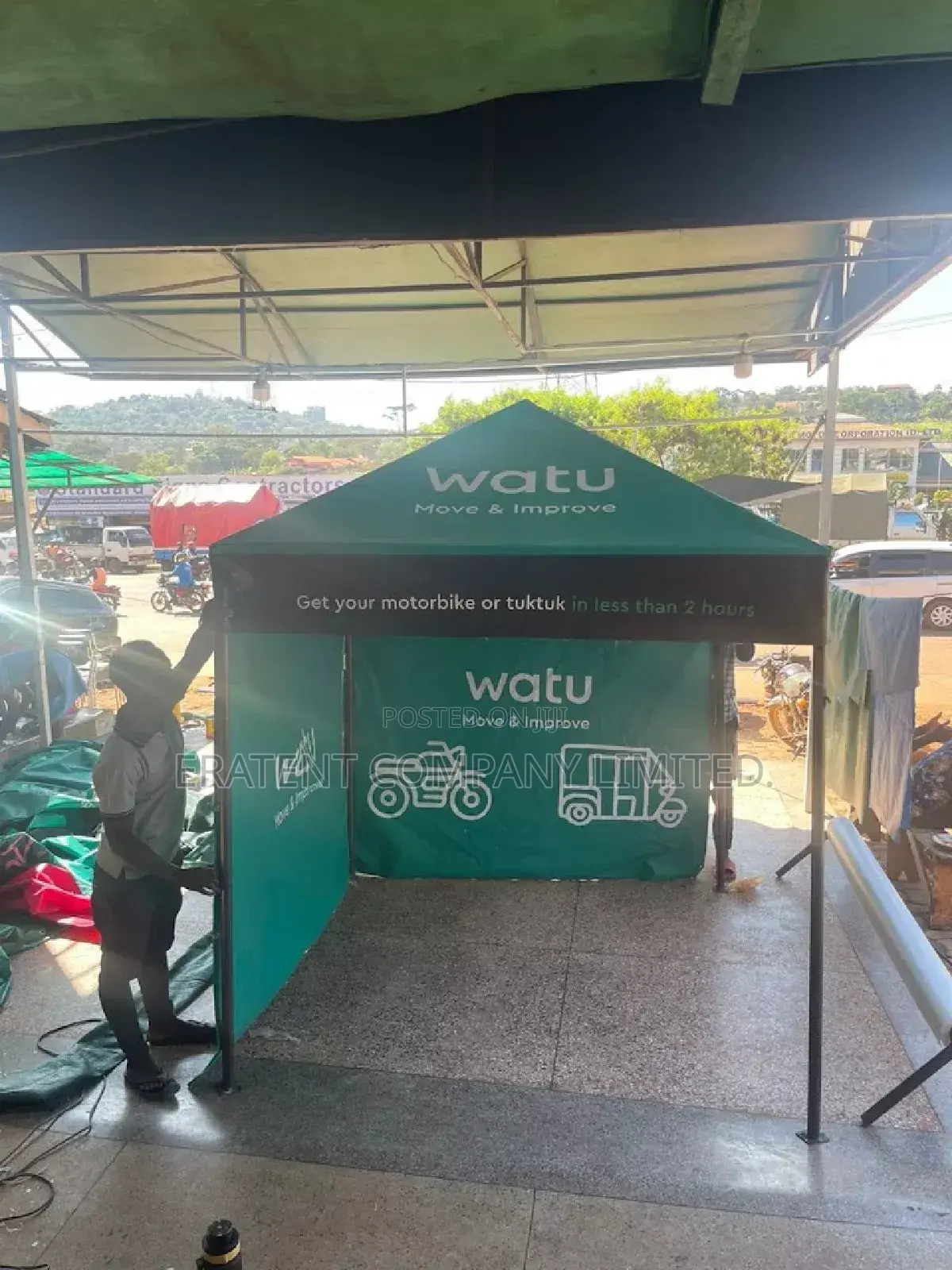 2mx2m Exhibition Branded With Logos