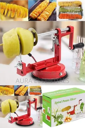 Spiral Potato Cutter Red