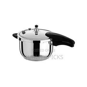 HCX 5litres HCX Stainless Steel Pressure Cooker-Silver
