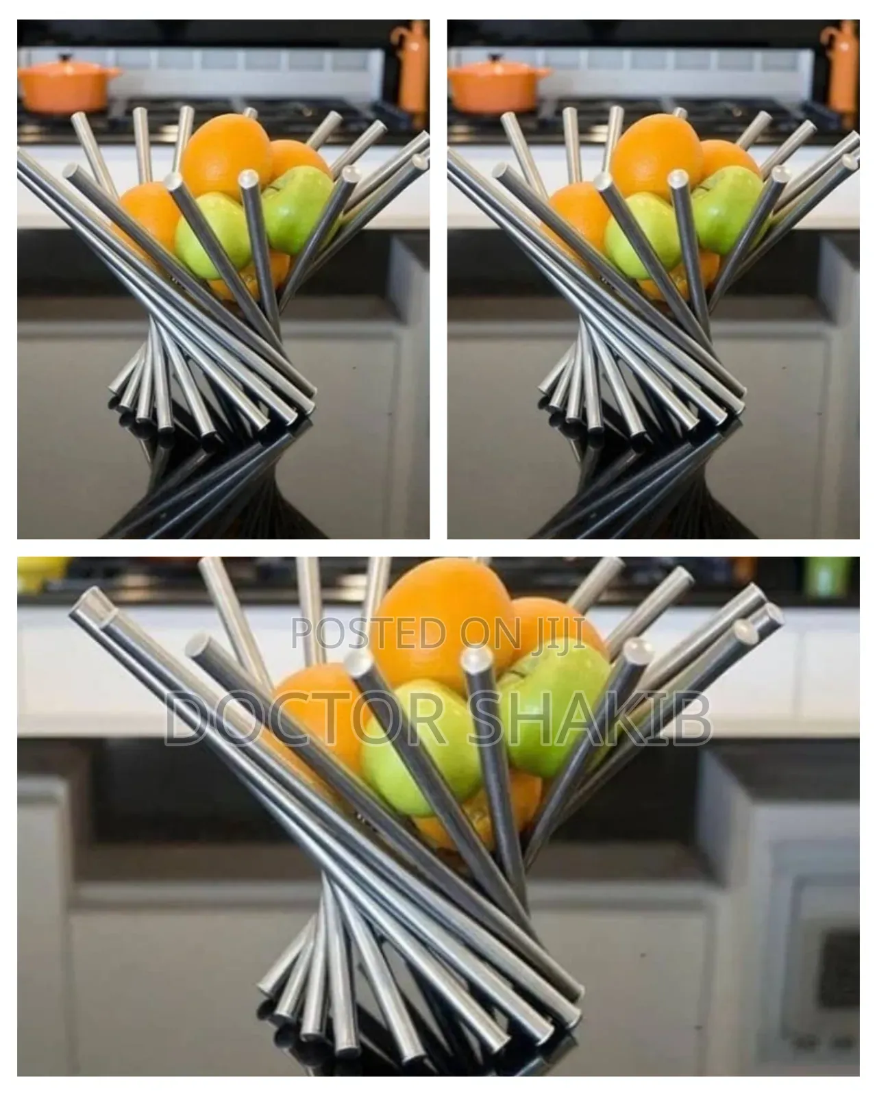 Unique Foldable New Rotating Fruit Bowl