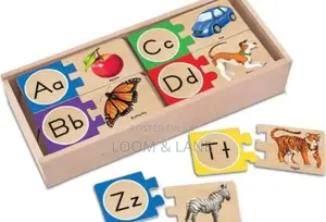 Wooden Kids Self Teaching Alphabet Kids Puzzle