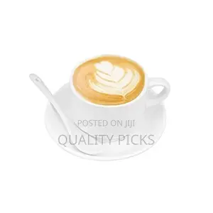 Restaurants and Office 6 Piece Cups and 6 Saucers -White.