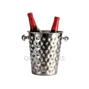 5 Litre Stainless Steel Champaign,Wine Ice Bucket,Silver