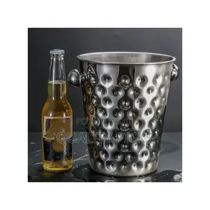 5 Litre Stainless Steel Champaign,Wine Ice Bucket,Silver