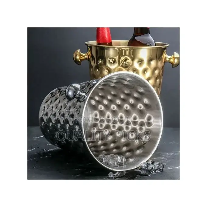 5 Litre Stainless Steel Champaign,Wine Ice Bucket,Silver