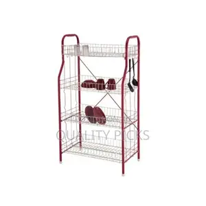 4 Tier Stainless Steel Cups Plate Drying Dish Rack