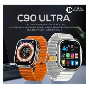 Smartbarry Premium C90 Ultra Smart Watch With 4G SIM Card