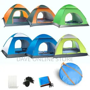 Manual Camping Tent 2 People (Not Assembled)- Multicolor