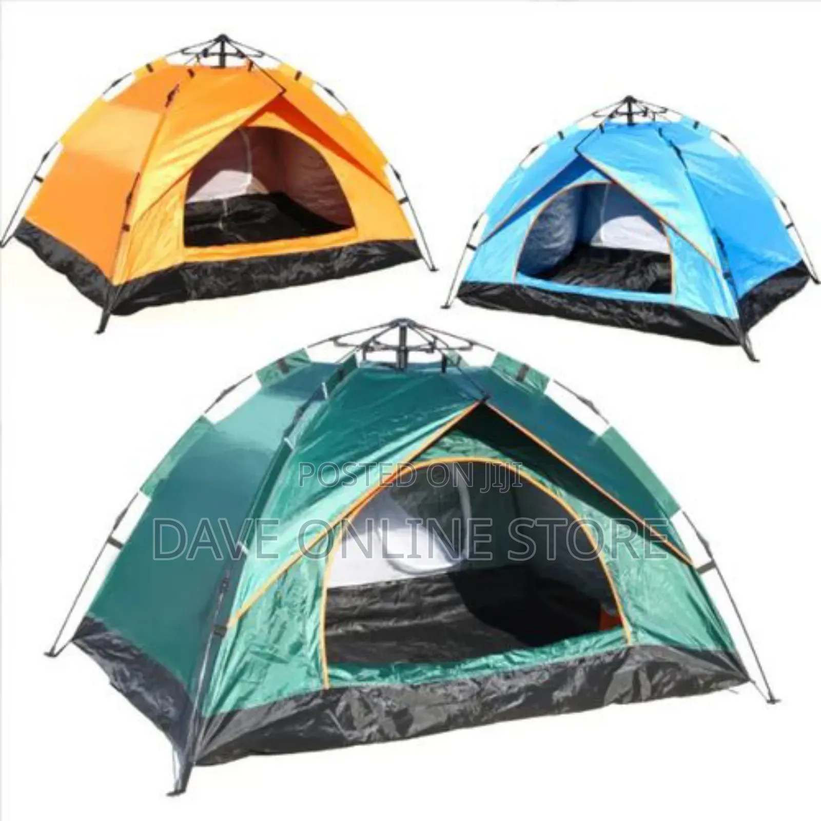 Automatic Setup Camping Tent 3 People )- Multicolor