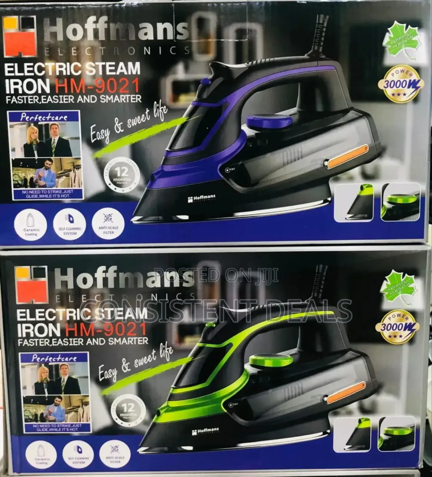 Hoffmann Electric Steam Iron HM-9021