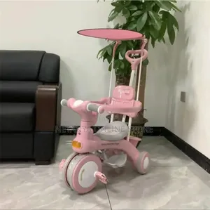 Baby Tricycle With Detachable Sunshade