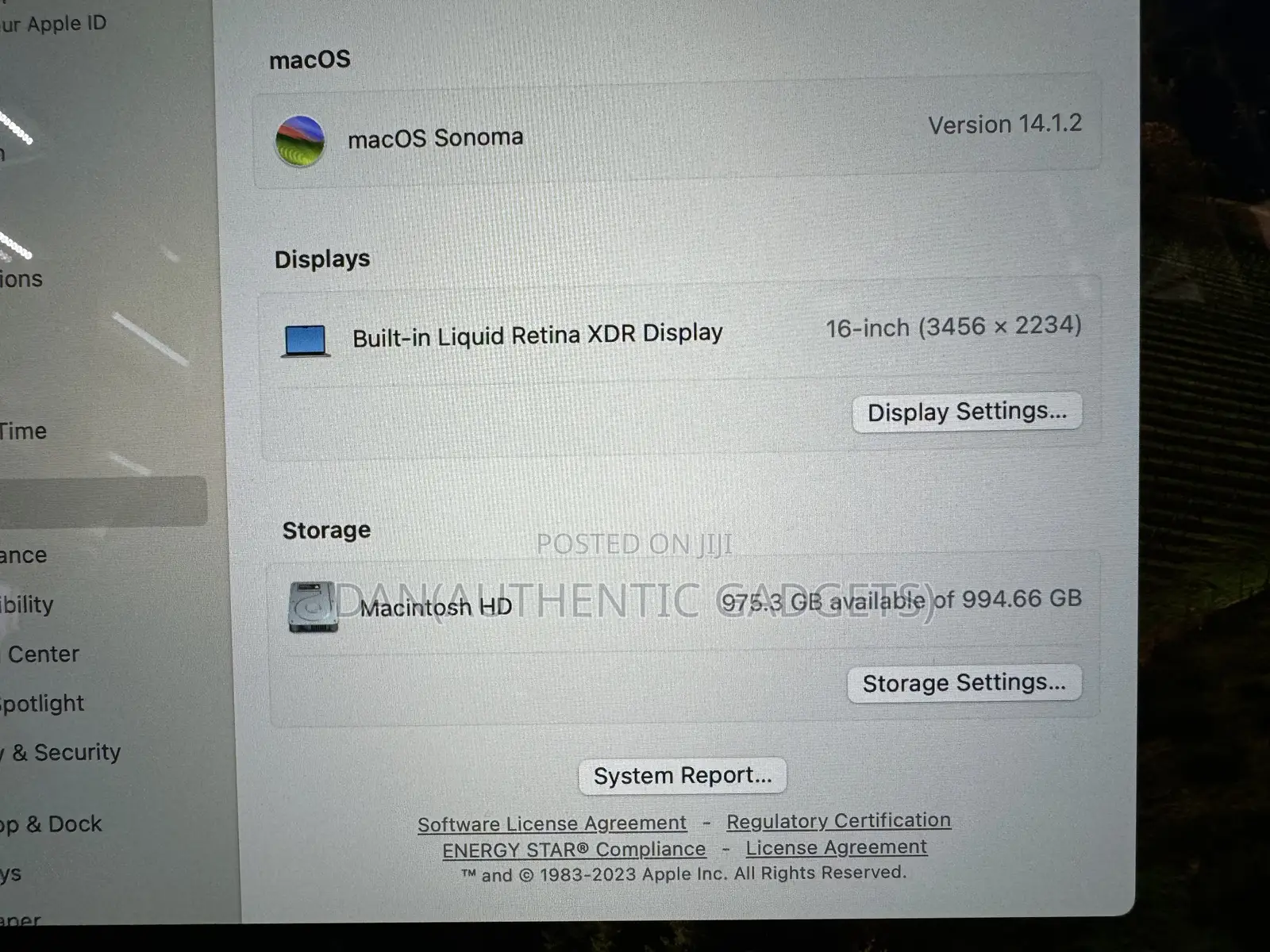 Laptop Apple MacBook Pro 2021 M1 16GB Apple M1 Pro SSD 1T