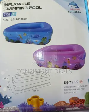 Inflatable Swimming Pool 120-90-36cm