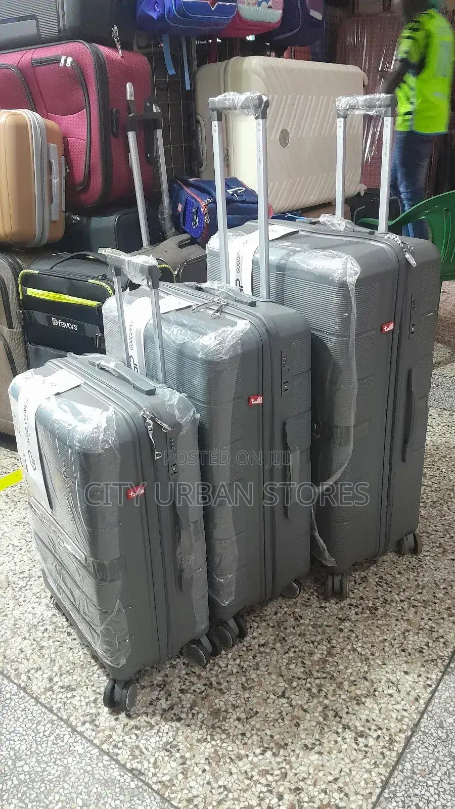 Good Partner Plastic Rubber Suitcases