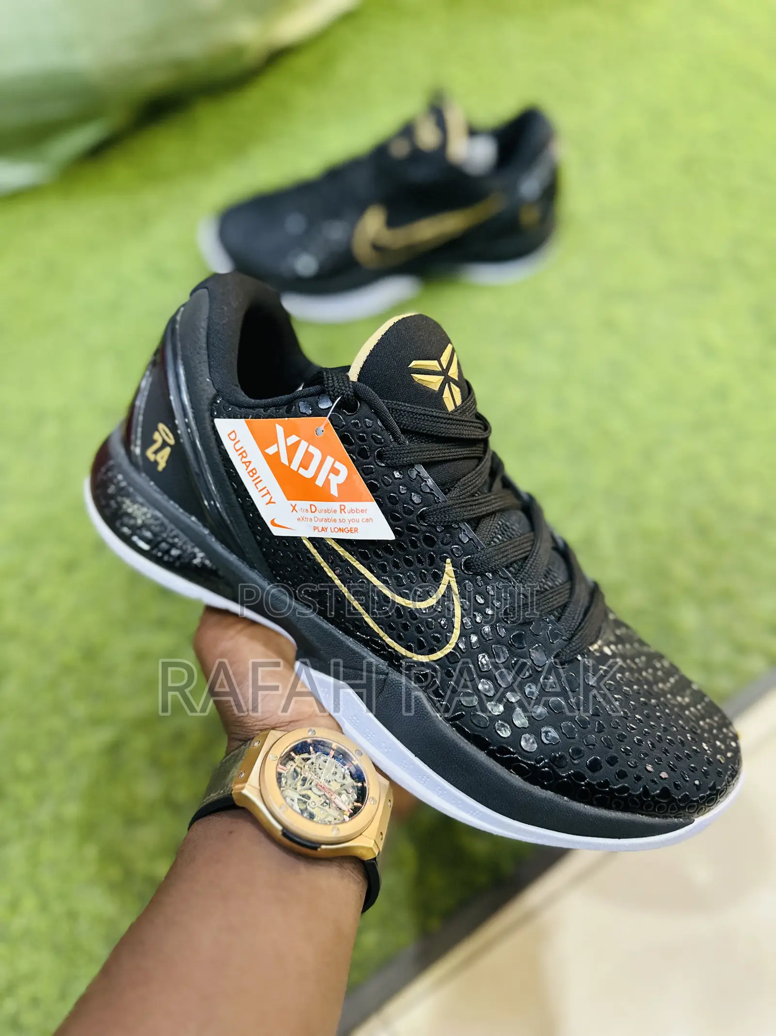 Nike Kobe 6 Protro Black/White/Metallic Gold Basketball Shoe