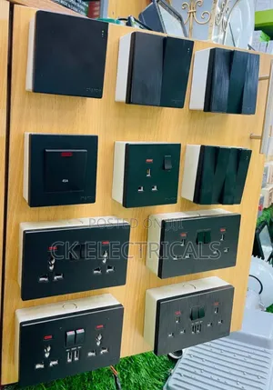 Black Switches and Socket Available