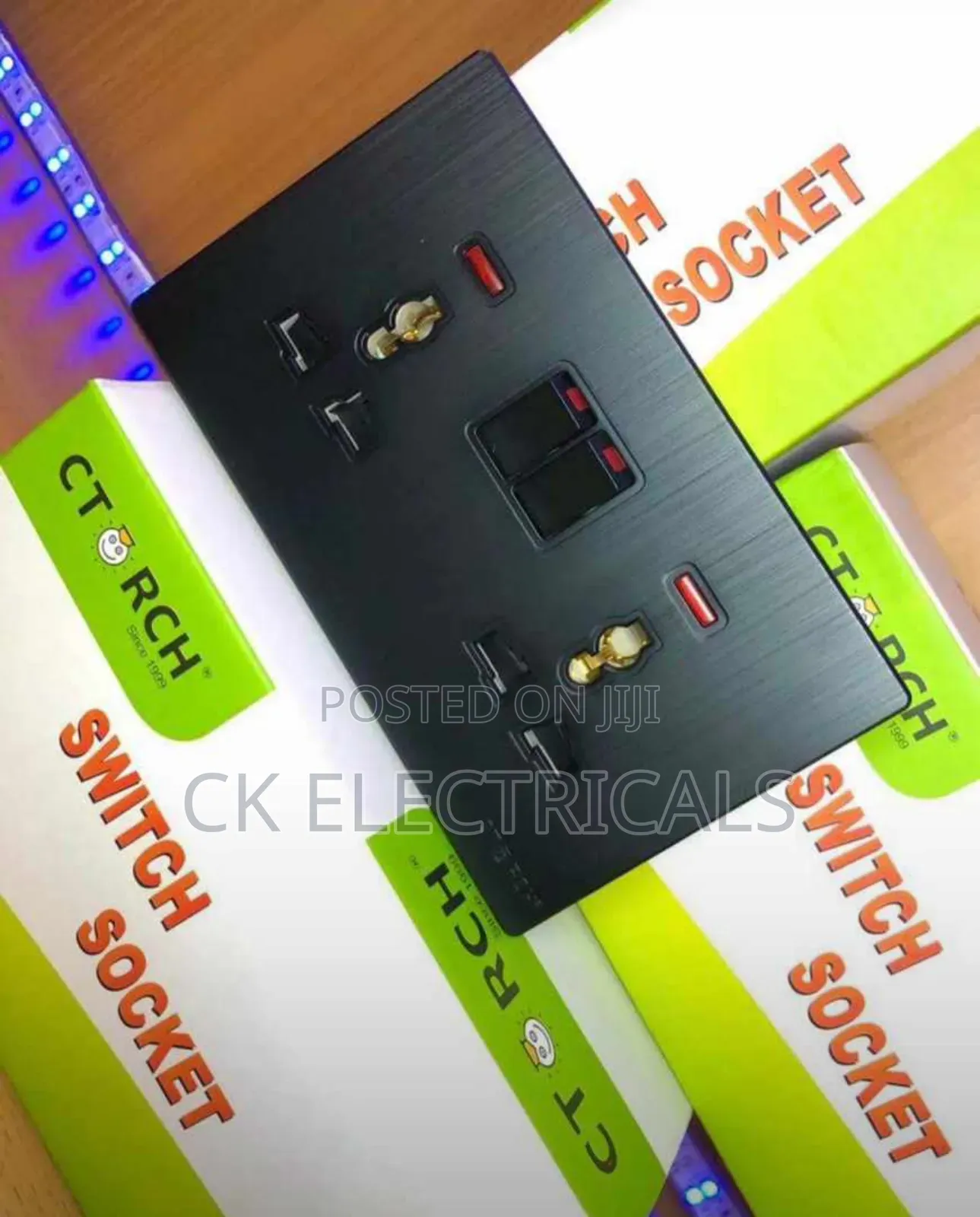 Black Switches and Socket Available