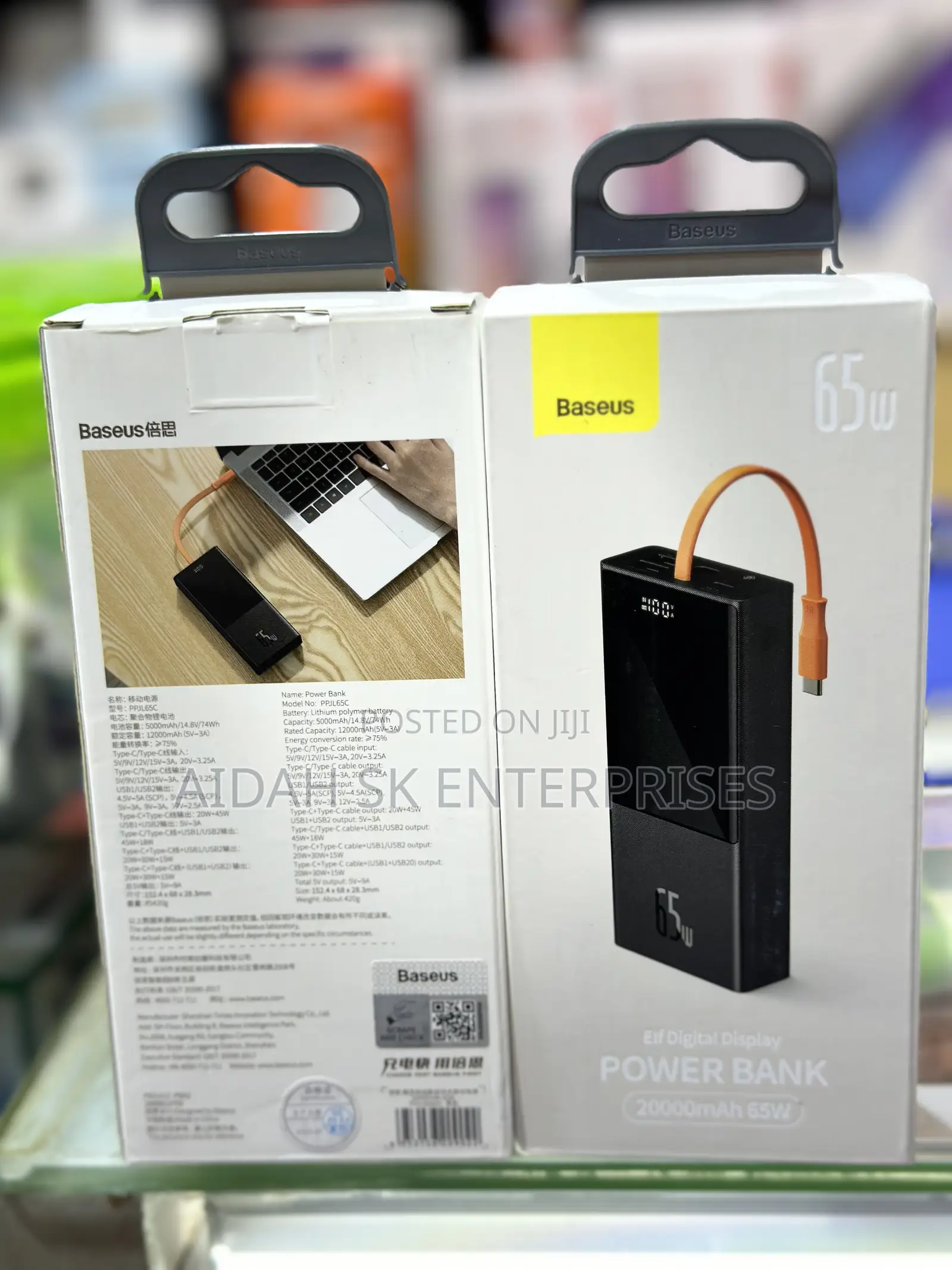 Baseus Elf Power Bank 65W 20000mah