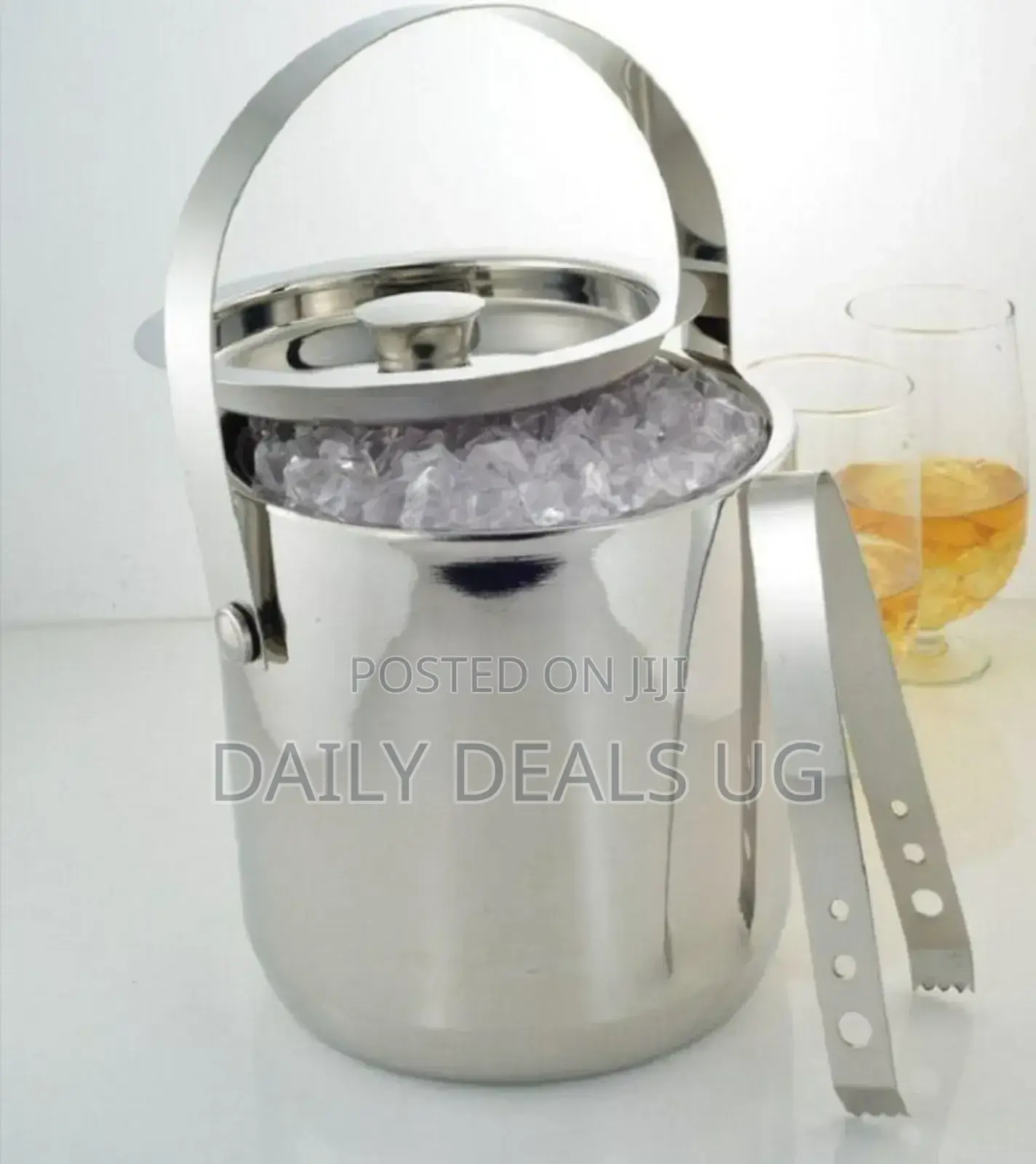 Stainless Ice Bucket With Cover