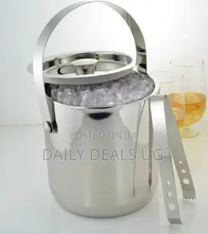 Stainless Ice Bucket With Cover