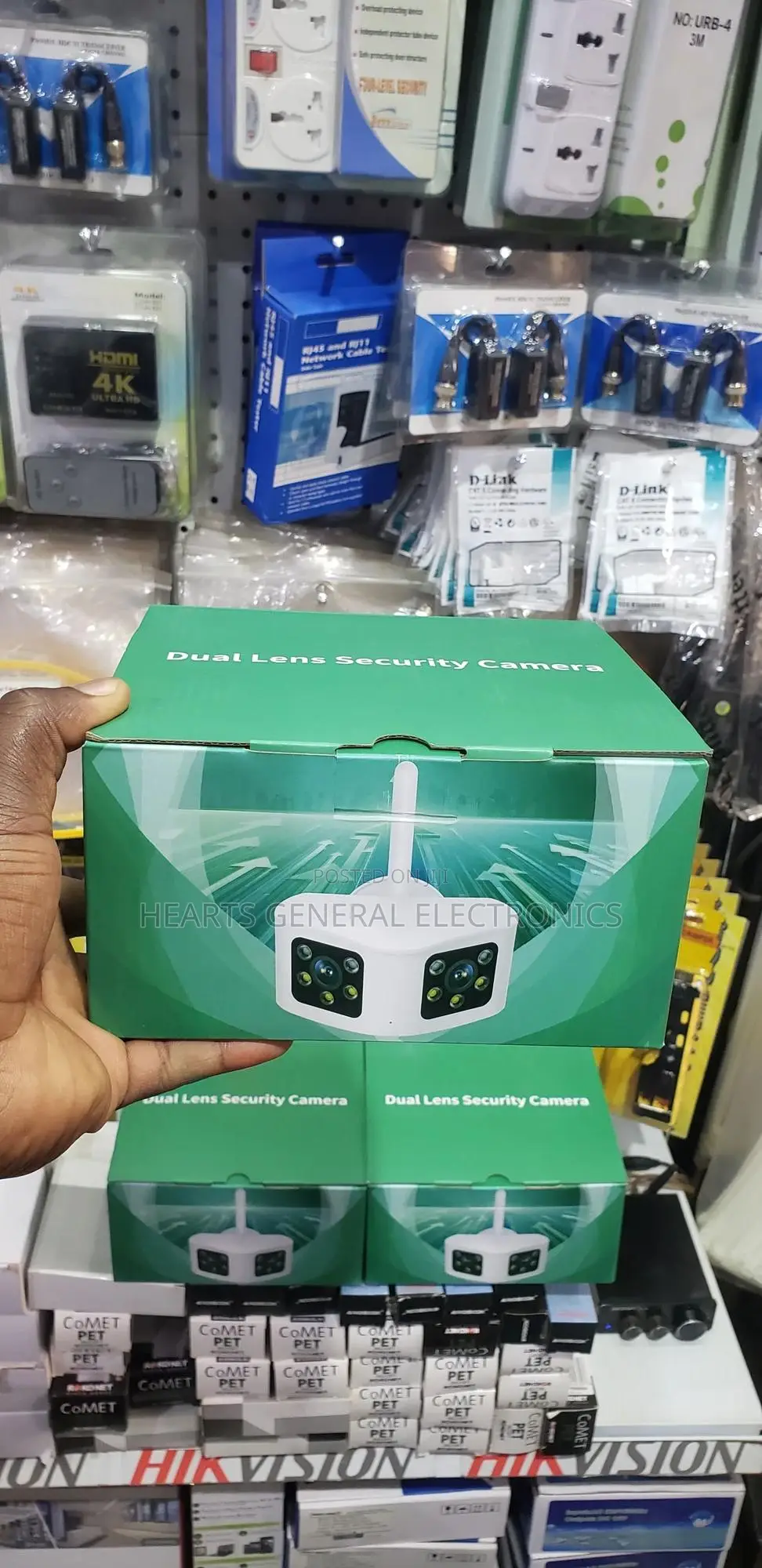 Dual Lens Wifi Camera 6MP (Ultra Wide Angle)
