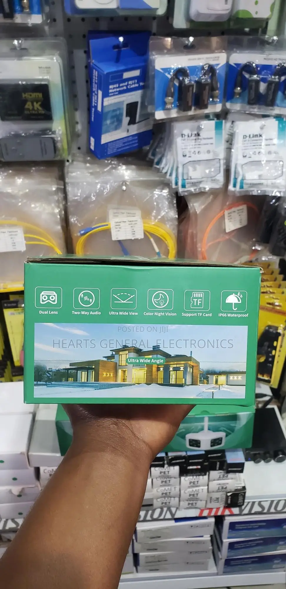 Dual Lens Wifi Camera 6MP (Ultra Wide Angle)