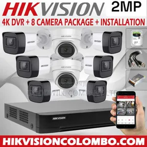8channel CCTV Camera Full Set/24/7 Surveillance Night Vision