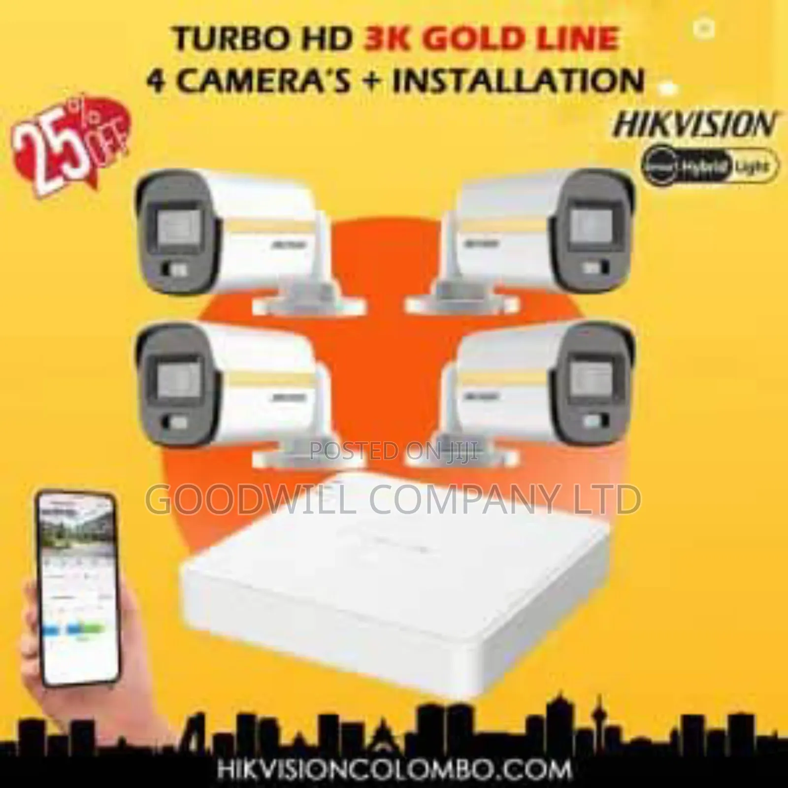 4 Channel CCTV Camera Full Kit Tyranny