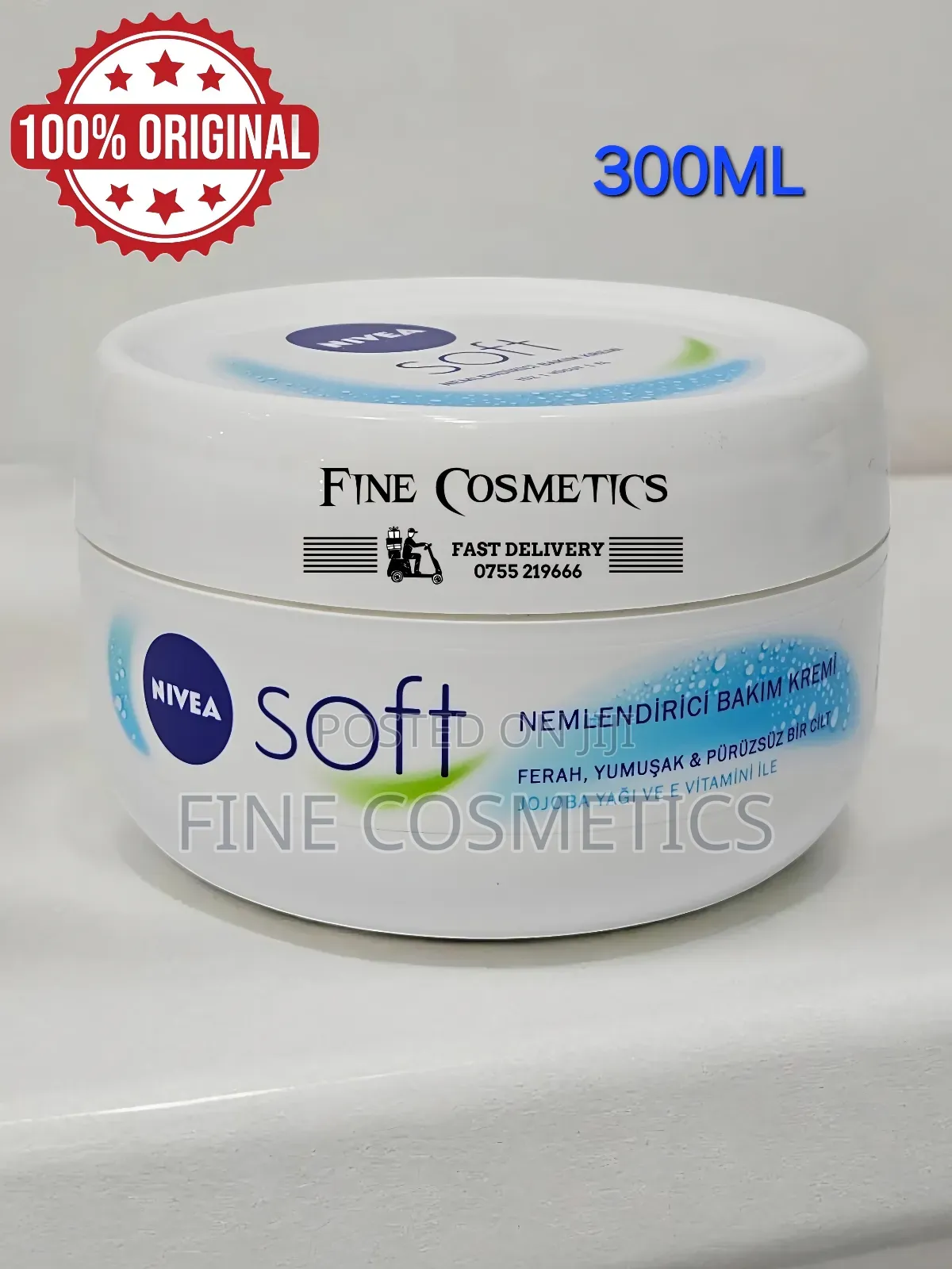 ORIGINAL Nivea Soft Refreshingly Moisturizering Cream 300ml