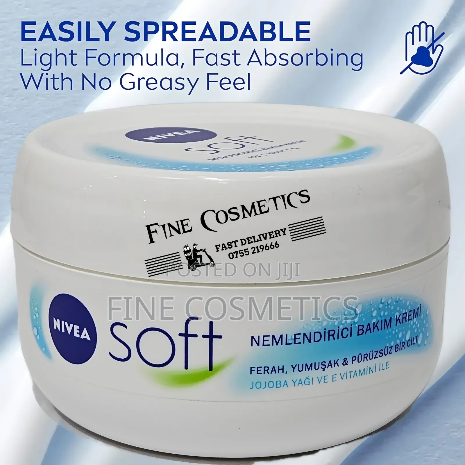 ORIGINAL Nivea Soft Refreshingly Moisturizering Cream 300ml