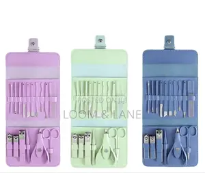 16 in 1 Stainless Steel Manicure Set Nail Clipper