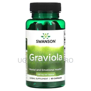 Swanson, Graviola Soursop , 530 Mg, 60 Capsules
