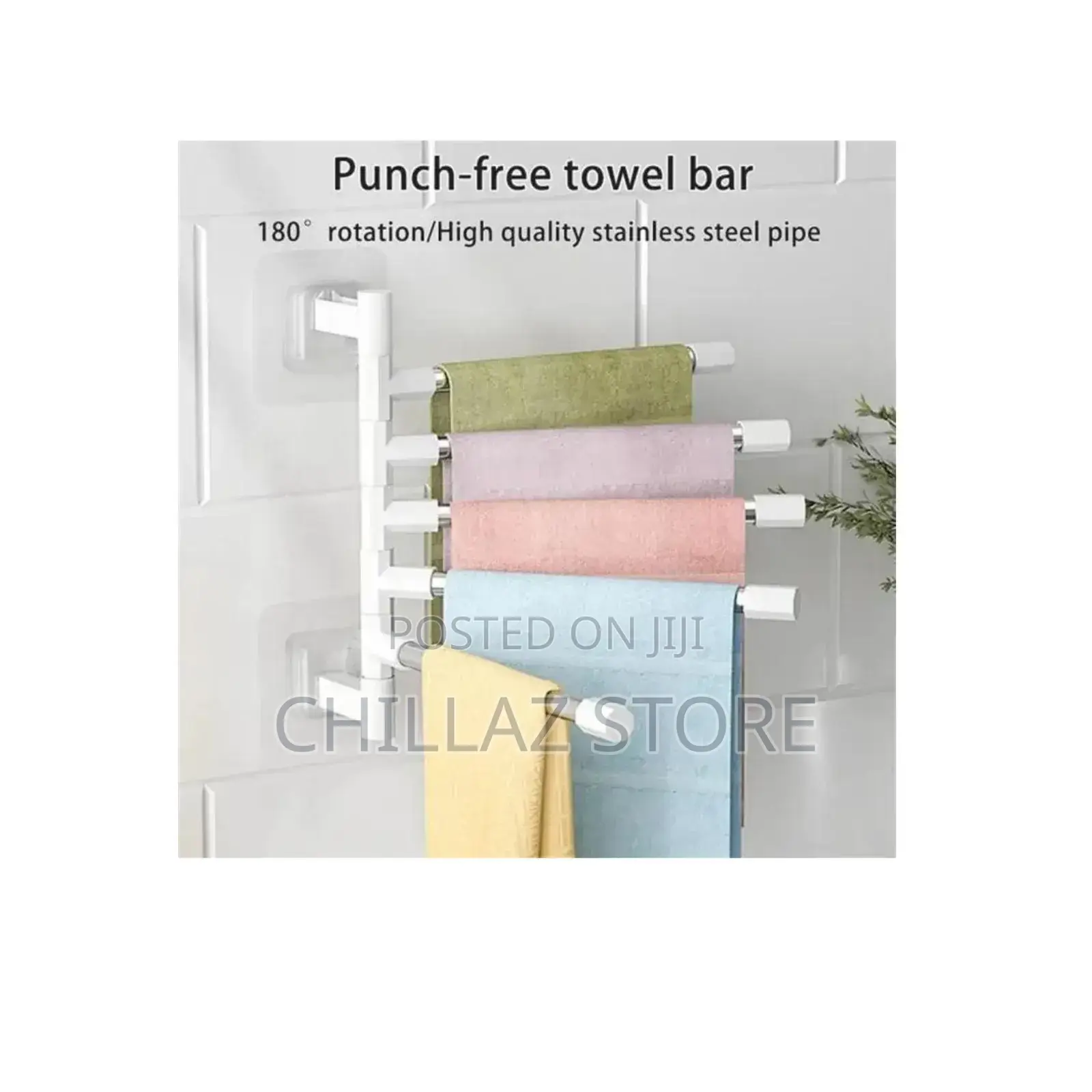 Wall Mounted Towel Holder Bar .