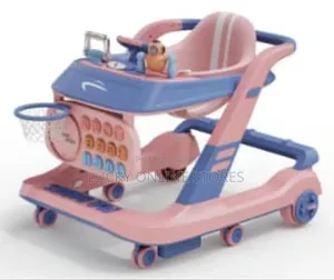 Music Baby Walker With Basket Ball Hoop