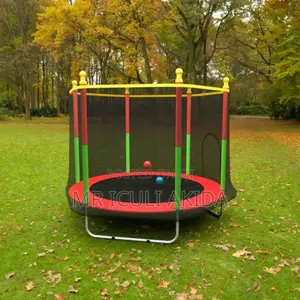 Children Safety Play Yard Trampoline Fence WTH Side Net