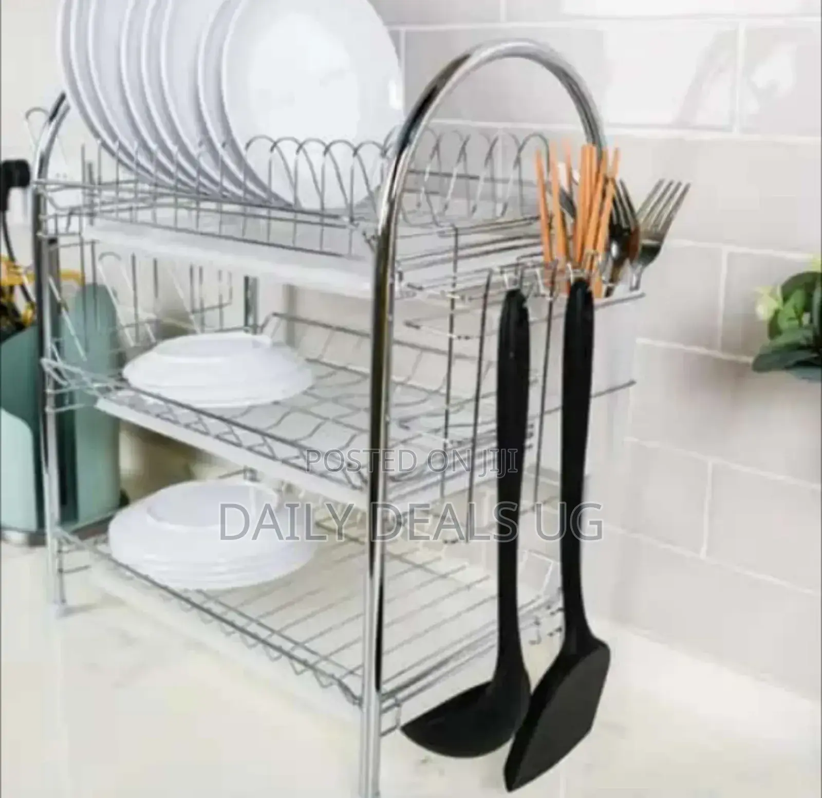 Kitchen Stainless 3 Layer Dish Rack