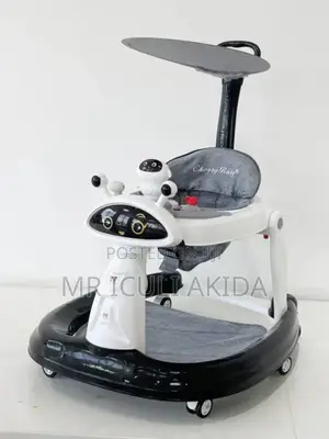 4in1 Musical 3600 Rotating Baby Walker WTH Wheels and Seat
