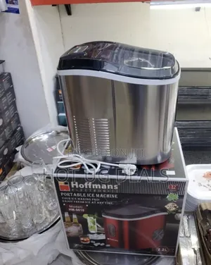Hoffmans 2.2 Litres Electric Ice Cube Maker - Silver