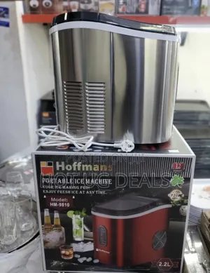 Hoffmans 2.2 Litres Electric Ice Cube Maker - Silver