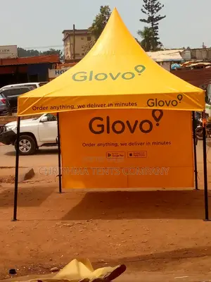 Exhibition Tents (8x8)Fts Yellow Branded Ur Log