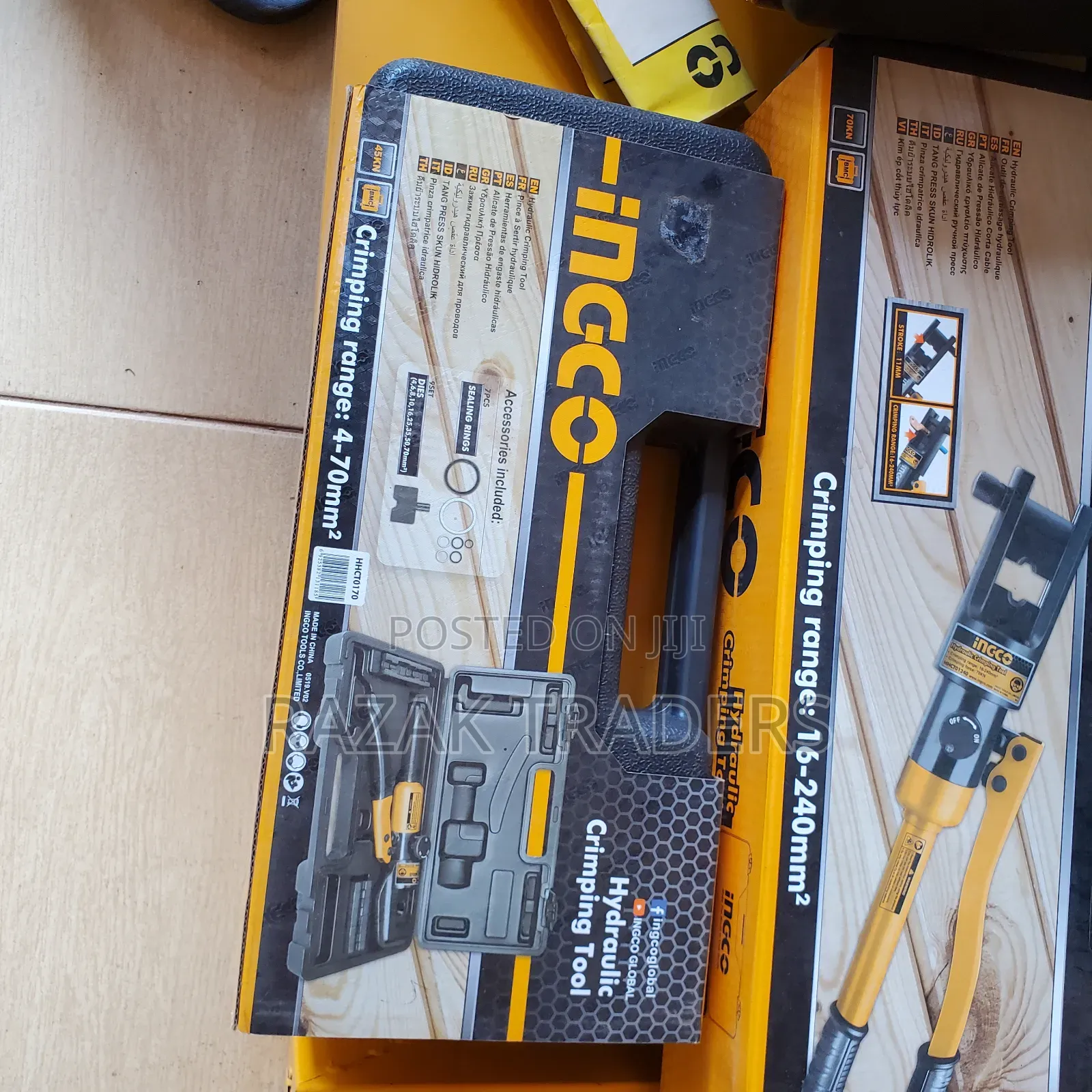 Ingco Hhct0170 Hydraulic Crimping Tool Cable Cutter