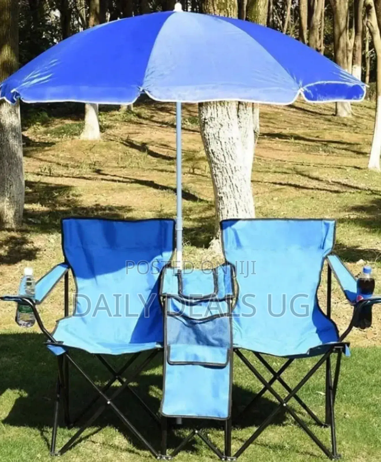 Blue Double Camping Chair