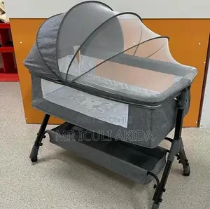 Baby Co-Sleeper Foldable Bed Bassinet With Mosquito Net