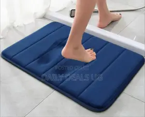 Blue Bathroom Mat