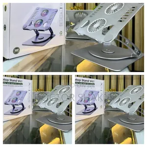 V4.1 Laptop Stand With Durable Dual Fan Cooling